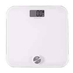 Macom Smart Body Scale, Pèse-personne électronique, 180 kg, 100 g, Blanc, kg/lb, Carré