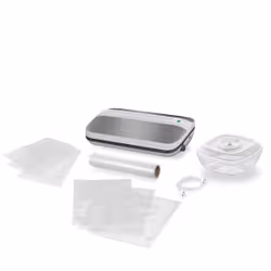 Macom Forever Fresh, Noir, Gris, Acier inoxydable, 829 mbar, Étanchéité sous vide, Boutons, 30 cm, 120 W