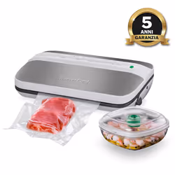 Macom Forever Fresh appareil à emballage sous vide 829 mbar Noir, Gris, Acier inoxydable
