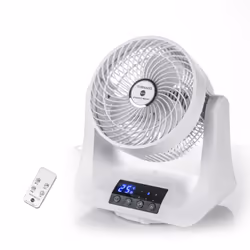Macom Tornado, Ventilateur à lame domestique, Blanc, Sol, Table, 58,84 dB, 1525,8 m³/h, 60°