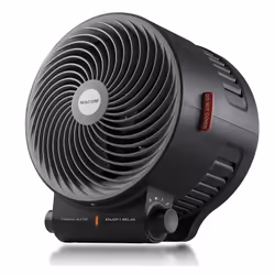 Macom Enjoy &amp; Relax Tornado, Chauffage de ventilateur électrique, Intérieure, Bureau, Sol, Noir, Rotatif, 2000 W