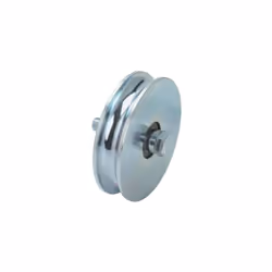 ZINCATA + DOPPIO CUSCINETTO GOLA MM 16 MM 140In acciaio zincato. Con bullone e 2 cuscinetti.