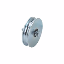 ZINCATA + DOPPIO CUSCINETTO GOLA MM 16 MM 120In acciaio zincato. Con bullone e 2 cuscinetti.