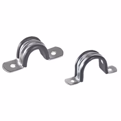 Cavalier de serrage - OSCULATI - Inox/caout 18mm - AISI 304 - Lot à lunité - Couleur inox et caoutchouc