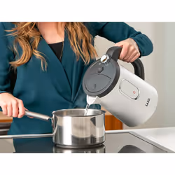Laica Dual Flo bouilloire 1,5 L 2400 W Gris, Blanc