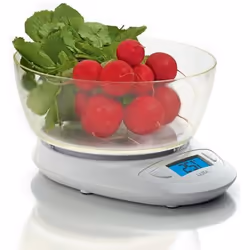 Laica KS1019, Balance de ménage électronique, 5 kg, 1 g, Blanc, Comptoir, Boutons