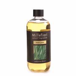 Millefiori Lemon Grass, Bouteille, Liquide, Citronnelle, Jaune, 500 ml