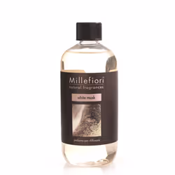 Millefiori White Musk, Bouteille, Liquide, Musc blanc, Translucide, 500 ml