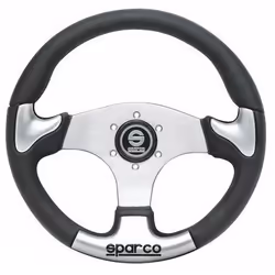 Volant Racing Sparco P222 Noir Argenté