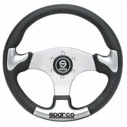 Volant Racing Sparco P222 Noir Argenté