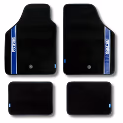 Ces tapis de voiture en tissu proviennent de la marque de qualité Sparco. L'ensemble de tapis de voiture universel se compose ...