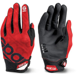 Sparco - Gants de travail réglables 002093 renforcés au poignet entre index de police Rouge xl