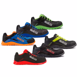 Description du produit Les chaussures de sécurité Sparco Practice S1P SRC complètent une série déjà très variée et colorée, q ...