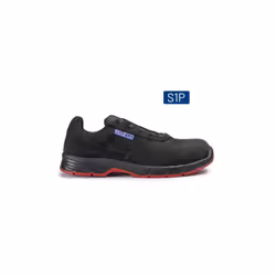 Chaussure de se'curite' basse Sparco Challenge Hinwil ESD S1P SRC noire N.46 en daim et nylon avec embout pour usage exte'rie ...