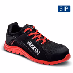 Description Chaussure de sécurité basse ultra légère style running S1-P en mesh 3D respirant et microfibre anti-rayures, idéa ...
