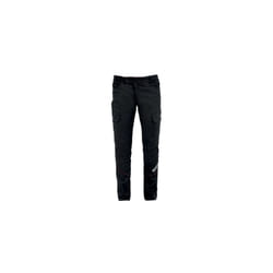 Sparco - Pantalon de travail cargo technique basique Boston Taille xxl multi-poches noir en toile de coton stretch avec empie'cements rembourre's aux