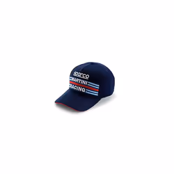Sparco Casquette Martini Racing Bleu Rouge