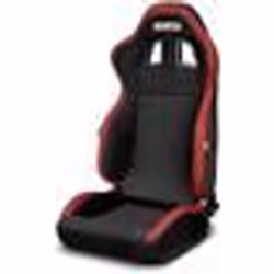 Siège baquet - SPARCO - R100 MY22 - Noir/Rouge - Réglable - Confort optimal