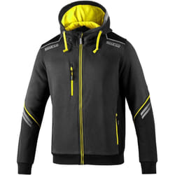 02414GSGF Sweat-shirt de travail à capuche Tech Full Zip Colorado Gris/Jaune m - Sparco