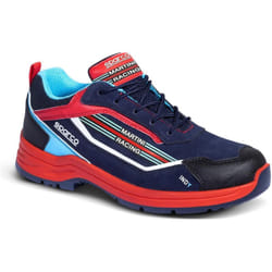 Sparco - 07537MR Indy Sanremo esd S3S sr Chaussure de sécurité Bleu/Rouge 46