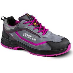07537GRFU Indy Danica esd S1PS Chaussure de sécurité Gris/Fuchsia 36 - Sparco