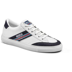 Sparco 0012B3MR Chaussure Sneaker S-Time Martini Racing Eco-Cuir Unisexe Blanc 42
