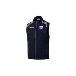 Gilet a' cadre Martini Racing en tissu technique avec rembourrage Blu Marine en nylon Livre'es tg.m Martini Racing et logos brode's Blu marine m