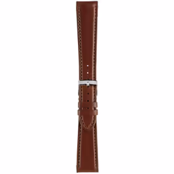 Morellato A01X3495006030CR18, Bracelet de montre, Cuir, Métal, Argent
