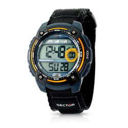 Sector R3251172175 montre Montre bracelet Mâle Quartz Noir, Bleu