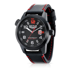 Sector R3251102325 montre Montre bracelet Mâle Quartz Noir
