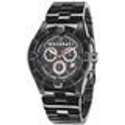Montre - Maserati - Meccanica - Cuir Noir - Étanchéité 10 ATM - Style Chic