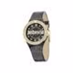 Montre Femme - Just Cavalli - R7251201501 - Quartz - Analogique - Cuir Noir