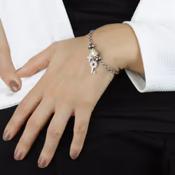 Morellato SCZ717 Bracelet à mailles Femelle Acier inoxydable