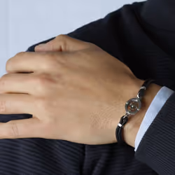 Morellato SAHB06 Bracelet enveloppant Mâle Nylon, Acier inoxydable