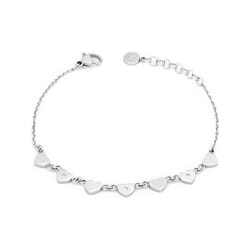 Morellato SAHM10 Bracelet à mailles Hearts & Love Femelle Acier inoxydable