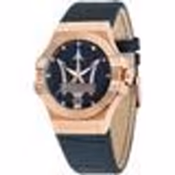 Montre - Maserati - R8851108027 - Quartz - Analogique - Cuir Bleu