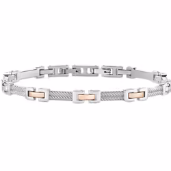 Morellato SKR37, Bracelet à mailles, Mâle, Acier inoxydable