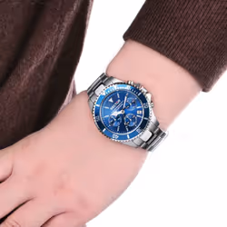 Sector 230 Montre bracelet Mâle Quartz Bleu, Argent