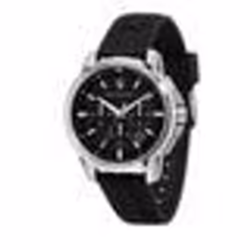 Montre - Maserati - R8871621014 - Analogique - Acier inoxydable - Bracelet en silicone noir