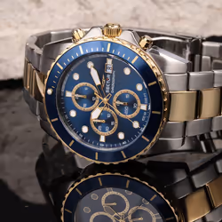 Sector 450 Montre bracelet Mâle Quartz Bleu, Or - Vue supplémentaire 5