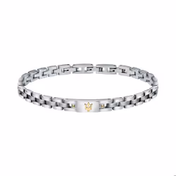 Bracelet pour Homme - MASERATI - Acier Bicolore - Argenté