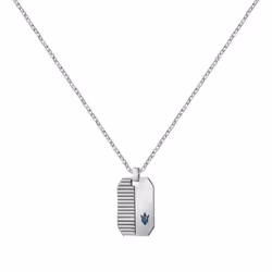 Collier Homme en Acier Bleu - Maserati - Collection Jewels - 55cm