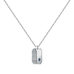Collier Homme en Acier Bleu - Maserati - Collection Jewels - 55cm