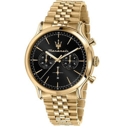 Montre - MASERATI - Epoca Chronographe - 42mm - Étanchéité 10ATM - Cadran Noir