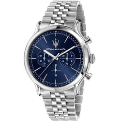 Montre - MASERATI - Epoca Chronographe - 42mm - Étanchéité 10ATM - Cadran Bleu