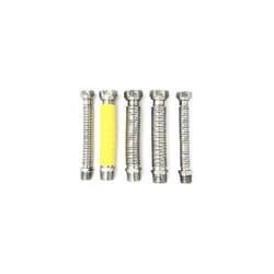 Aton - Kit 5 pcs flexible en acier inoxydable extensible pour chaudières à gaz
