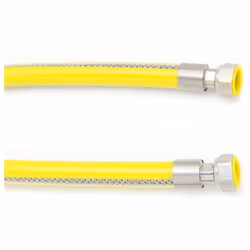 Tuyau flexible en acier pour gaz Tuyaux flexibles avec revêtement en polyoléfine pour gaz conformes à la norme UNI-EN 14800. ...