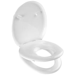 Metaform - Abattant wc Baby 'n' family en durolite et re'sines thermoplastiques blanc 38x44 cm avec charnie'res en plastique re'glables abattant wc