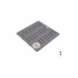 Plate-forme de douche rigide en plastique PP, CM 55x55. (dianflex) Taille: Gris
