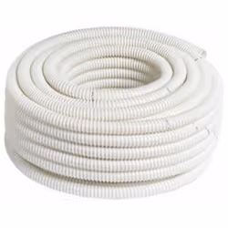 Rouleau de tuyau spirale' e'vacuation des condensats pour climatiseurs 16x30m en PVC blanc Bianco 16x30 Mt